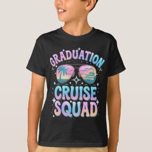 Abschluss Cruise Squad Kreuzfahrt Retro T-Shirt