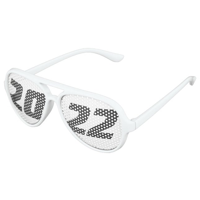 Abschluss CUSTOM JAHR - Sonnenbrille Party Shades (Schrägansicht)
