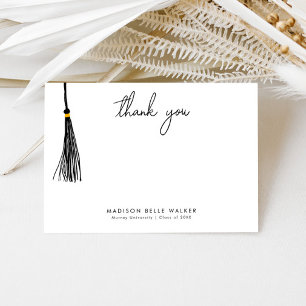 Abschluss Danke Black Tassel