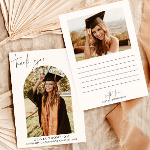 Abschluss Danke, Card, Arch Foto Danke Einladung