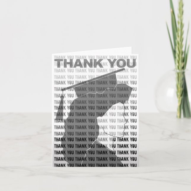 Abschluss Danke, dass Sie die Kartenkassette "Tile Dankeskarte (Vorderseite)