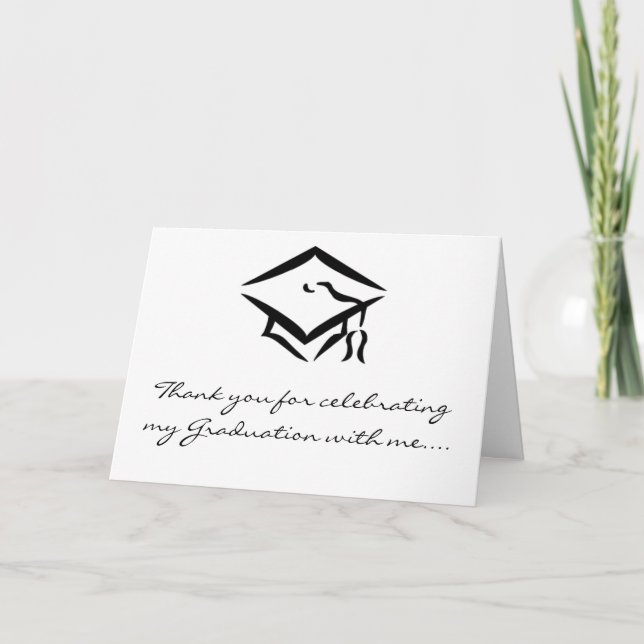 ABSCHLUSS DANKE IHNEN KARTEN (Vorderseite)