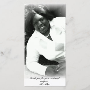 "Abschluss danken Ihnen" Foto-Karte Dankeskarte