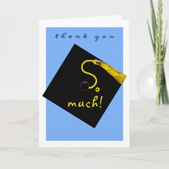 Abschluss Dankeskarte (Vorderseite)