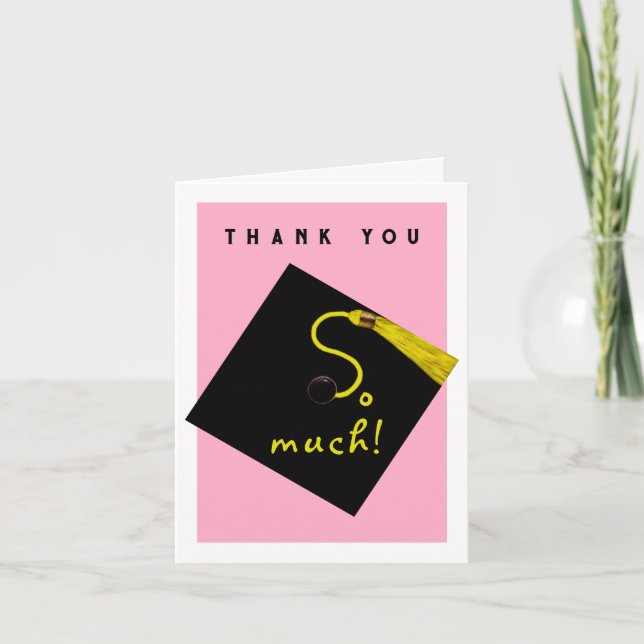 Abschluss Dankeskarte (Vorderseite)