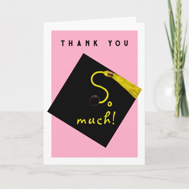 Abschluss Dankeskarte (Vorderseite)