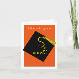 Abschluss Dankeskarte