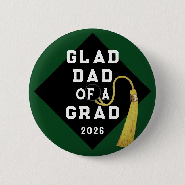 Abschluss Day Vater Party Button (Vorderseite)