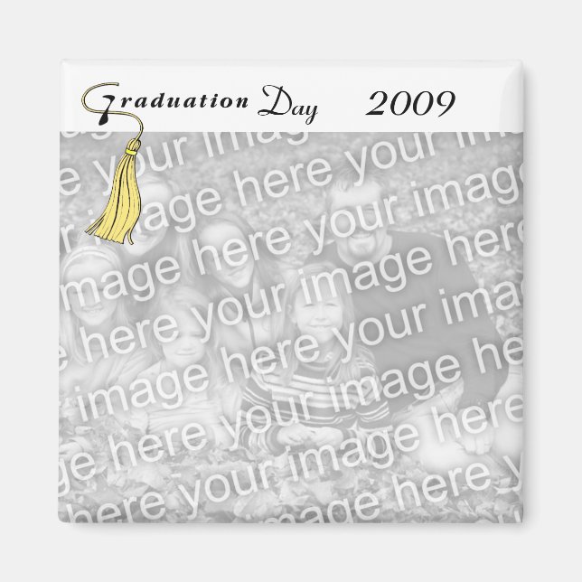 Abschluss Day YELLOW Magnet (Vorne)