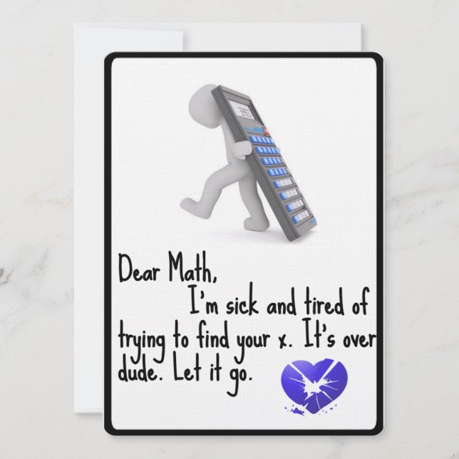 Abschluss Dear Mah Karte (Vorderseite)