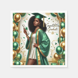 Abschluss Decor - Emerald Serviette