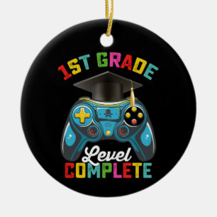 Abschluss der 1. Klasse Abschluss Gaming Gamer Keramik Ornament