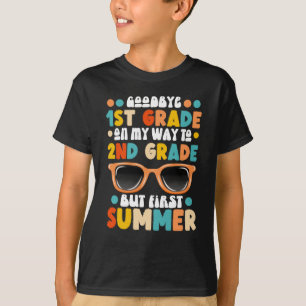 Abschluss der 1. Klasse bis 2. Klasse Sommer T-Shirt