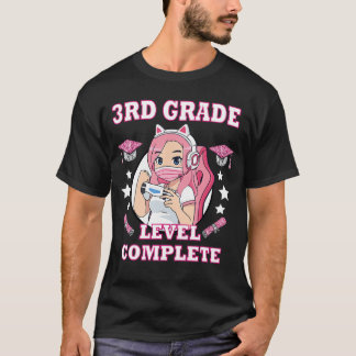 Abschluss der 3. Klasse lustige Gaming-Abschlussfe T-Shirt