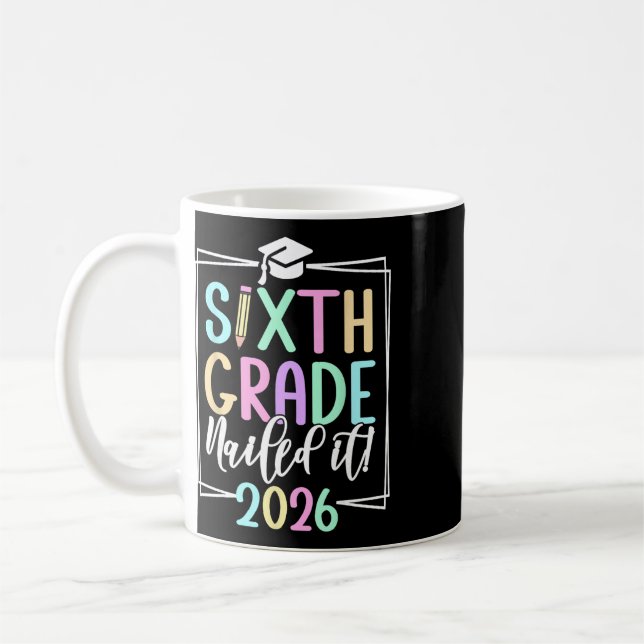 Abschluss der 6. Klasse 2026 Kaffeetasse (Links)