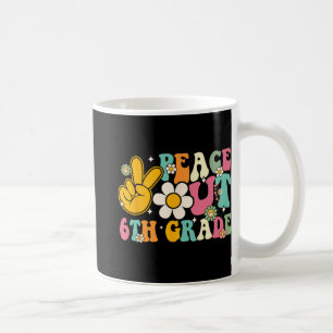 Abschluss der 6. Klasse am letzten Schultag Groovy Kaffeetasse
