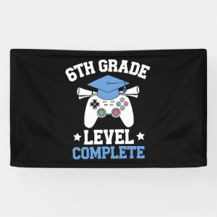 Abschluss der 6. Klasse - Vollständiger Gamer Gami Banner