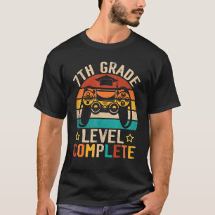 Abschluss der 7. Klasse Vollständiger VideoGamer G T-Shirt