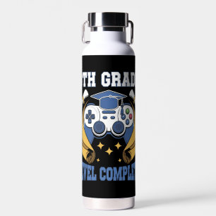 Abschluss der 8. Klasse Gaming Gamer Abschluss Trinkflasche