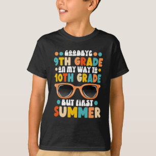 Abschluss der 9. bis 10. Klasse im ersten Sommer T-Shirt
