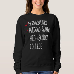 Abschluss der achten Klasse Mittelschule Abschluss Sweatshirt