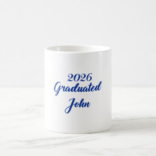 Abschluss der Blue Class 2026 Absolvent John 202 Kaffeetasse