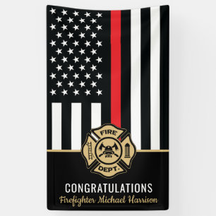 Abschluss der Feuerwehrakademie der Roten Linie Banner