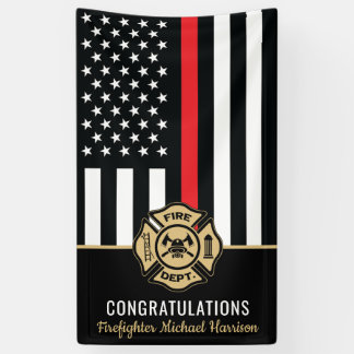 Abschluss der Feuerwehrakademie der Roten Linie Banner