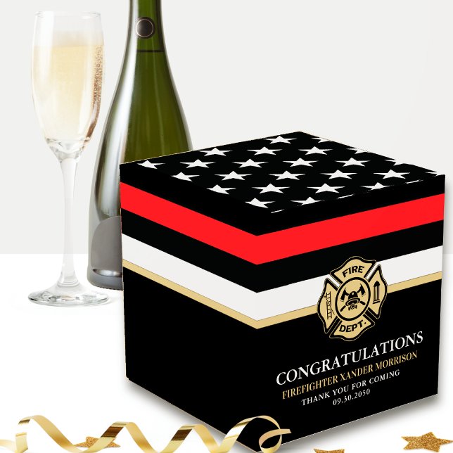 Abschluss der Feuerwehrakademie der Roten Linie Geschenkschachtel (Von Creator hochgeladen)