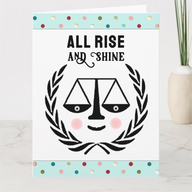 Abschluss der Funny Law School Karte (Vorderseite)