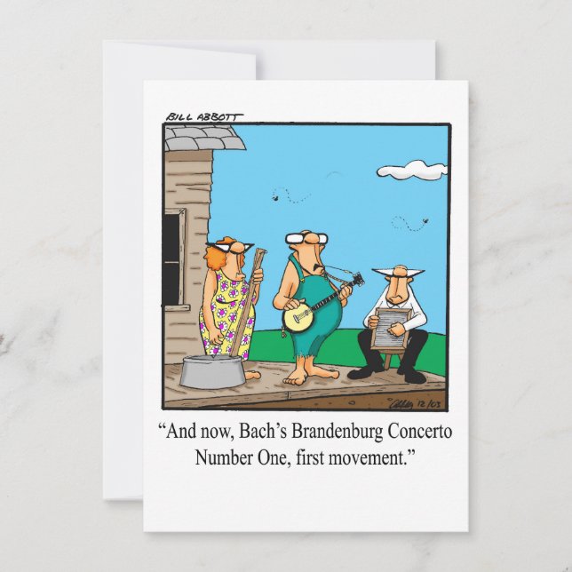 Abschluss der Funny Music School Einladung (Vorderseite)