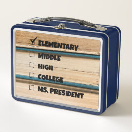 Abschluss der Grundschule Präsidentin Metall Brotdose