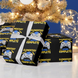 Abschluss der Grundstufe für Gaming-Gamer Geschenkpapier