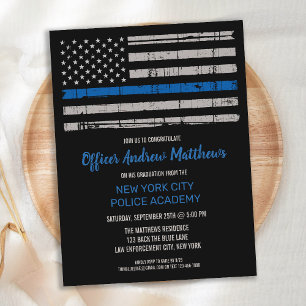 Abschluss der Haushaltspolizei Thin Blue Line
