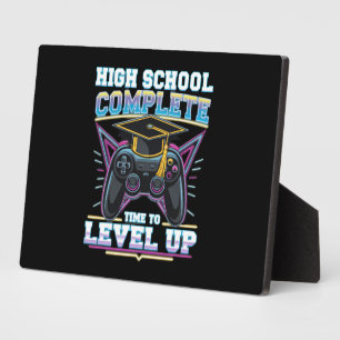 Abschluss der High School Gamer Gaming-Abschlussfe Fotoplatte