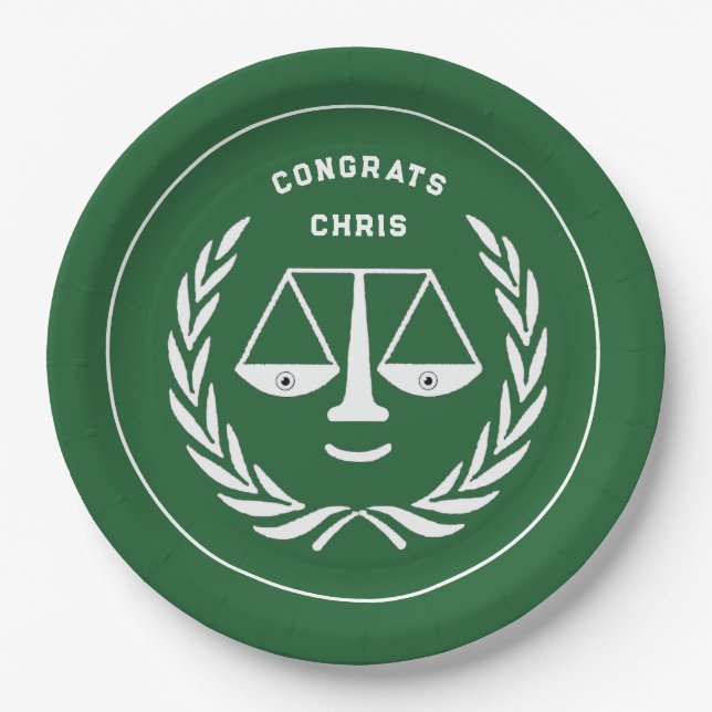 Abschluss der Jurastube Green Pappteller (Vorderseite)