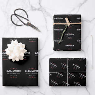 Abschluss der Juristenakademie Geschenkpapier Set