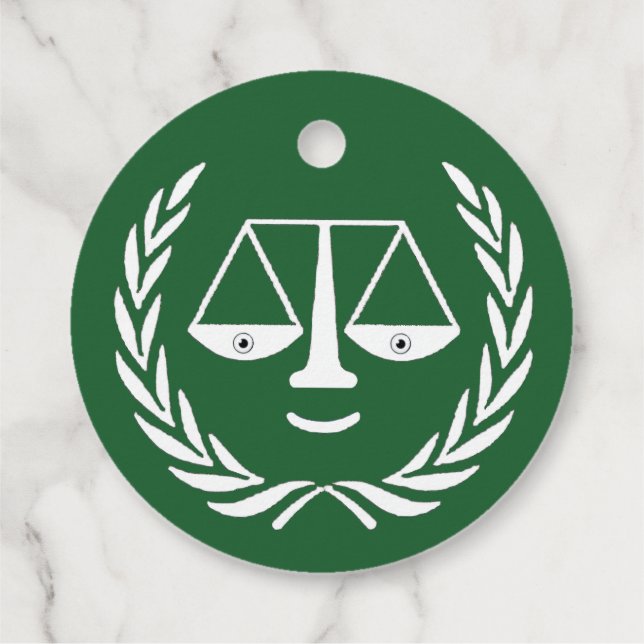 Abschluss der Juristischen Fakultät Geschenkanhänger (Rückseite)