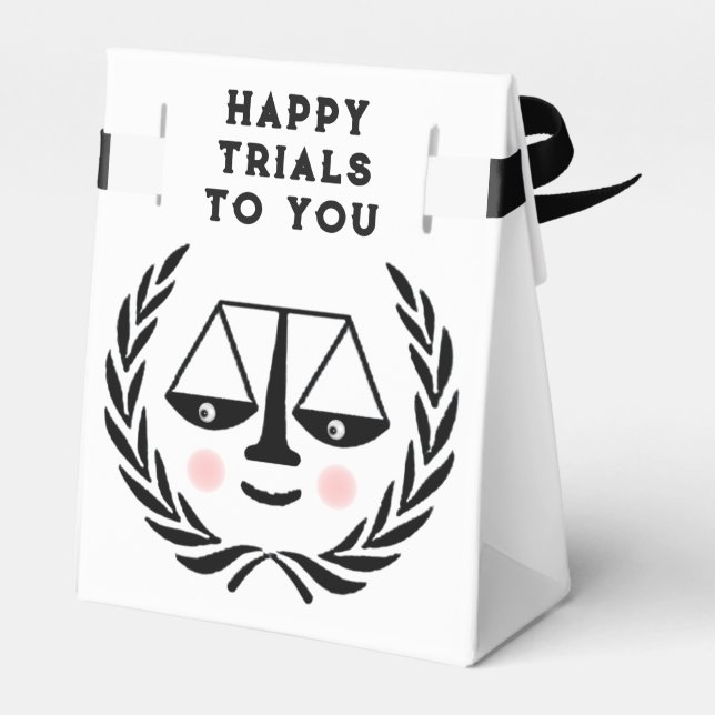 Abschluss der Juristischen Fakultät Geschenkschachtel (Rückseite)