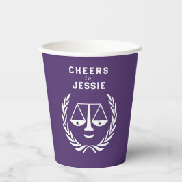 Abschluss der Juristischen Fakultät Pappbecher