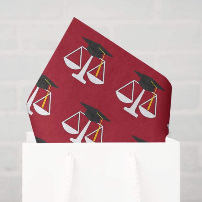 Abschluss der Juristischen Fakultät Seidenpapier (Geschenktüte)