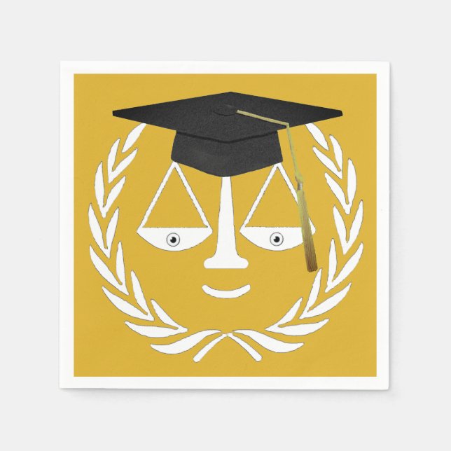 Abschluss der Juristischen Fakultät Serviette (Vorderseite)