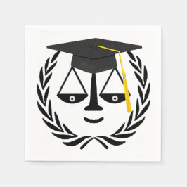 Abschluss der Juristischen Fakultät Serviette