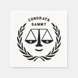 Abschluss der Juristischen Fakultät Serviette