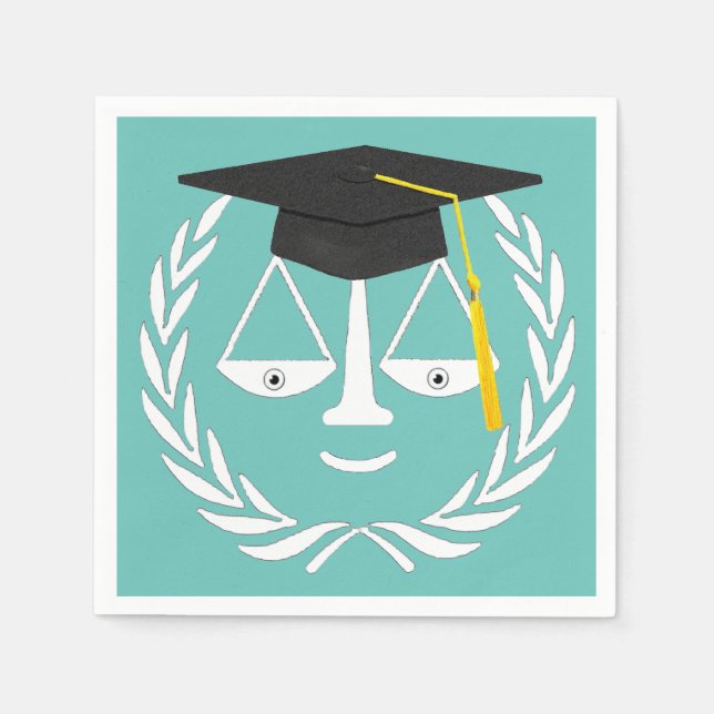 Abschluss der Juristischen Fakultät Serviette (Vorderseite)