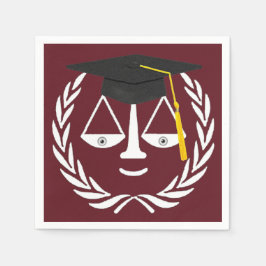 Abschluss der Juristischen Fakultät Serviette