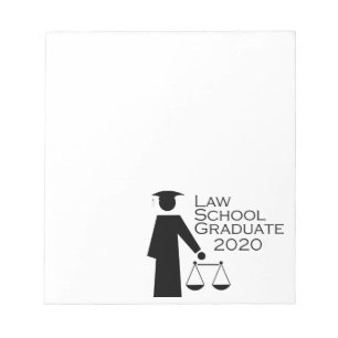 Abschluss der Juristischen Schule 2020 Notizblock
