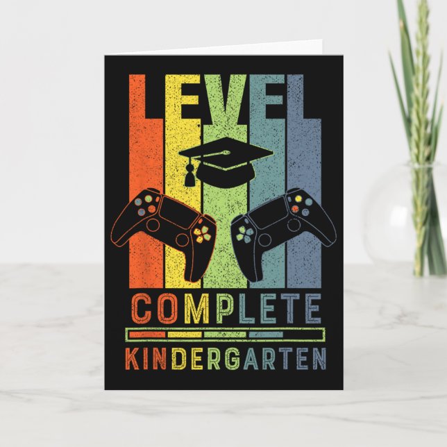 Abschluss der Kindergartenstufe Cl 2025 Gam Karte (Vorderseite)