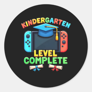 Abschluss der Kindergartenstufe Cl 2025 Gam Runder Aufkleber