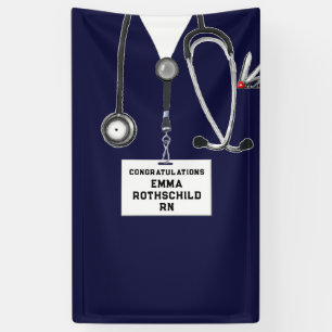 Abschluss der Krankenpflege Banner